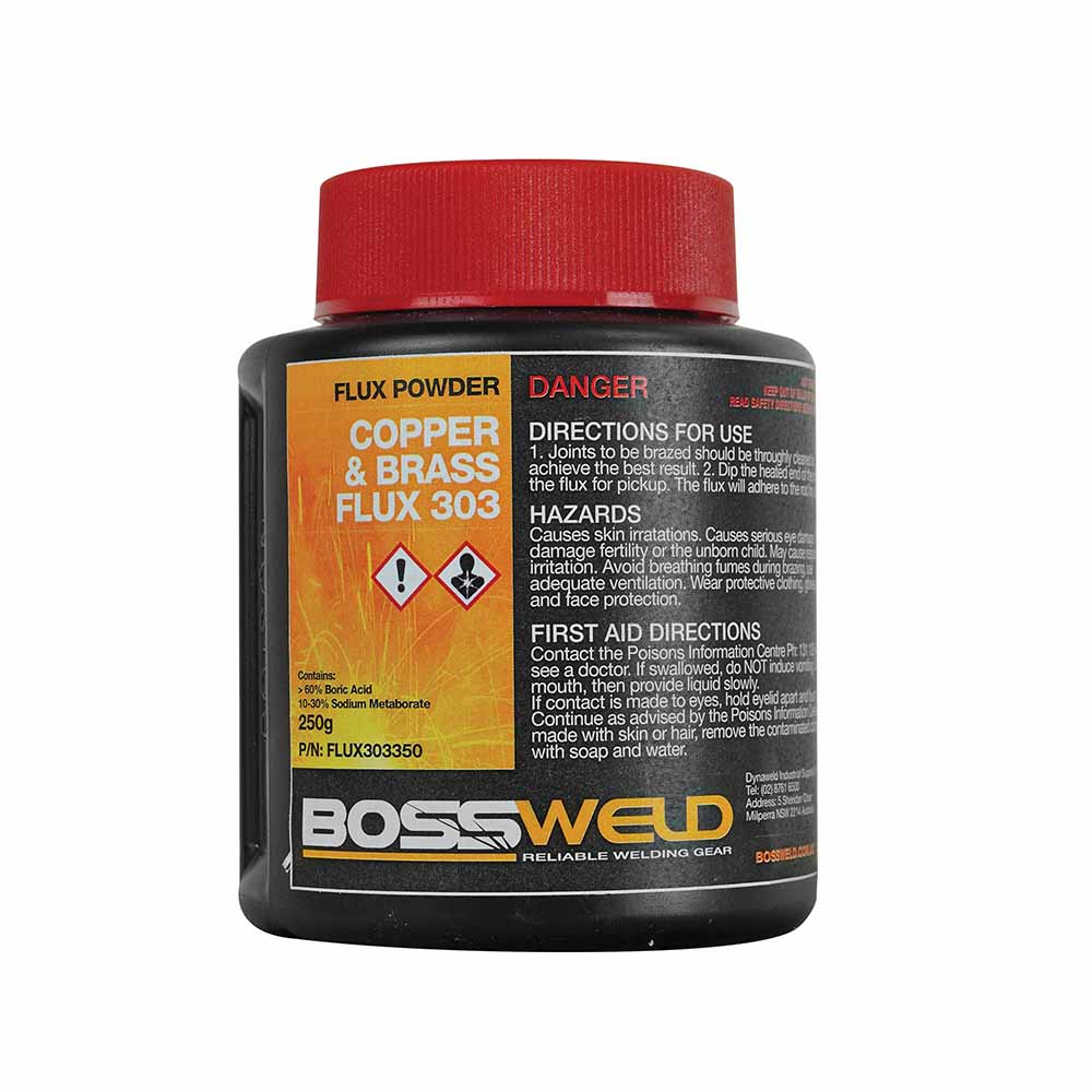 Bossweld Universal Copper & Brass Flux 250g | FLUX303350